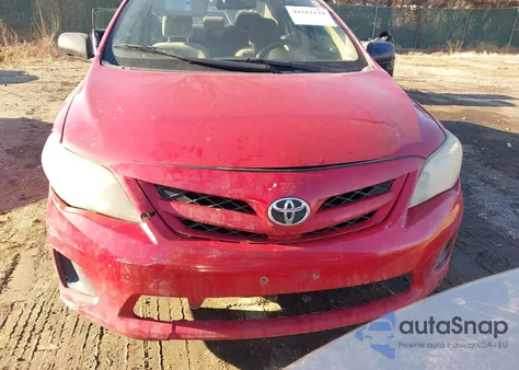 2011 Toyota Corolla z USA, uszkodzony, nr VIN 2T1BU4EE2BC654886